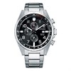 Citizen AN3650-51E Quartz Chronograph Stainless Steel Black Dial Bracelet Watch - W38509