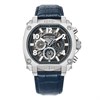 Police Norwood Blue Leather Strap Watch - W44142