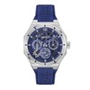 HUGO 1530375 Grail Skeleton Blue Silicone Strap Watch - W45415