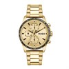 HUGO 1530479 Drift Gold Tone Gold Dial Bracelet Watch - W45475