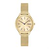 HUGO 1540188 Glossy Gold Tone Mesh Bracelet Watch - W45477