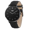 Henry London HLS65-0005 AMOLED Black Leather Strap Smartwatch - W47281