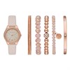 Skechers SR9064 Pink Strap Watch And Bracelets Gift Set - W5528