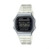 Casio Vintage A168XES-1BEF Clear Jelly Strap Watch - W59109