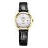 Rotary LS05423/70 Windsor Gold Plated Black Strap Watch - W64134