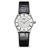 Rotary RLS10045/01 Heritage Stainless Steel Silver Dial Blk Leather Strap Watch - W64224