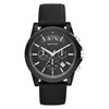 Armani Exchange AX1326 Chronograph Black Silicon Strap Watch - W6540