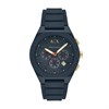Armani Exchange AX4168 Rafael Chronograph Blue Silicone Strap Watch - W65486