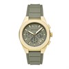 Armani Exchange AX4197 Gold Tone Green Silicone Strap Watch - W65534