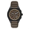 Armani Exchange AX4293 Sync Chronograph Brown Silicone Strap Watch - W65537