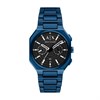Armani Exchange AX1477 Blue IP Black Dial Bracelet Watch - W65553