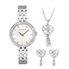Accurist 8323G Stone Set Earrings, Necklace And Watch Gift Set - W72147