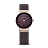 BERING 10122-265 Classic Brown Milanese Mesh Bracelet Watch - W7409