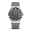 BERING 11938-007 Classic Grey Milanese Mesh Bracelet Watch - W74137