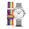 BERING 127220-36-000 Mesh Bracelet Watch With Nato Strap - W74199