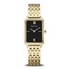BERING 17423-732 Gold Tone Black Dial Bracelet Watch - W74271