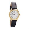 Limit 6141.01 Gold Plated Black Leather Strap Watch - W7720