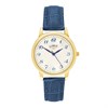 Limit 50061 Gold Tone Blue Strap Watch - W77254