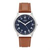 Limit 50063 Blue Dial Brown Strap Watch - W77256