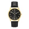 Limit 50064 Gold Tone Black Strap Watch - W77257