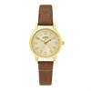 Limit 60271 Gold Tone Brown Strap Watch - W77259