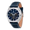 Maserati R8871652001 Velocita Chronograph Blue Leather Strap Watch - W81291