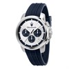 Maserati R8871621042 Successo Chronograph Blue Silicone Strap Watch - W81293