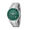 Maserati R8873640030 Sfida Chronograph Stainless Steel Green Dial Bracelet Watch - W81340