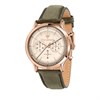 Maserati R8871633007 Epoca Chronograph Rose Tone Taupe Leather Strap Watch - W81352