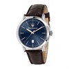 Maserati R8851118016 Epoca Stainless Steel Blue Dial Brown Leather Strap Watch - W81353