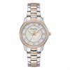 Bulova Crystal 98L304 Two Tone Bracelet Watch - W83207