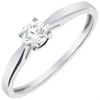 9ct White Gold Diamond Solitaire Engagement Ring – 1/3ct - X10033