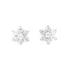 9ct White Gold Diamond Cluster Stud Earrings - 1ct per pair - X51640