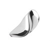 Silver Wave Shaped Polished Ring - X62895