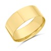 9ct yellow Gold Flat Court Wedding Ring - 8mm - Z14149