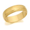 18ct Gold Beaded Edge Wedding Ring - 5mm - Size O Only - Z26334