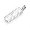 Silver Engraved Memorial Container - Z4009