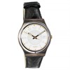 Swatch George 1992 Collectable Green Leather Strap Watch- GX409 - Z4331