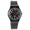 Swatch Tee 1993 Collectable Black Strap Watch- GB728 - Z4334