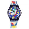 Swatch Silver Patch 1993 Collectable Colourful Watch- GN132 - Z4338