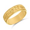 9ct Gold Beaded Garland Wedding Ring - 5mm - Z50506