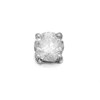 18ct White Gold Diamond Solitaire Single Stud Earring - 1/2ct - Z50642