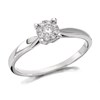 9ct White Gold Diamond Starburst Ring - 12pts - EXCLUSIVE - Z50753