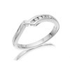 18ct White Gold Diamond Fitted Wedding Ring - Z50864