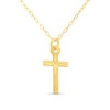 9ct Gold Diamond Cross - Z51135