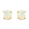 9ct Gold Opal Stud Earrings - Z51186