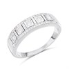 9ct White Gold Diamond Band Ring - 1/3ct - Z51188