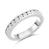 Polar Fire 9ct White Gold Diamond Half Eternity Ring - Z51220