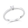 9ct White Gold Diamond Solitaire Ring - 15pts - Z5136