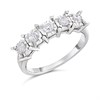 9ct White Gold Five Stone Diamond Ring - 1/2ct - d66150